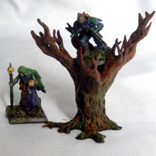tree crack tabletop games 40k forest warhammer miniature dungeonsanddragons dnd dandd aos resinminiature 3d print model - Mito3D