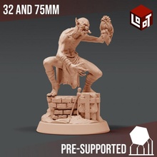 ghoul 01 - wightpocalypse loot studios tabletop epic fantasy game hero mini rpg undead zombie miniature boardgame dungeonsanddragons zombies wargame d&d role-playing pathfinder lootstudios 3d print model - Mito3D