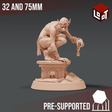 ghoul 02 - wightpocalypse loot studios tabletop epic fantasy game hero mini rpg undead zombie miniature boardgame dungeonsanddragons zombies wargame d&d role-playing pathfinder lootstudios 3d print model - Mito3D