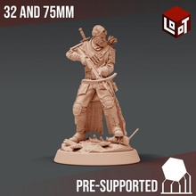 jhonny trinity - wightpocalypse loot studios tabletop epic fantasy game hero mini rpg undead zombie miniature boardgame dungeonsanddragons zombies wargame d&d role-playing pathfinder lootstudios 3d print model - Mito3D