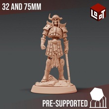 skeleton warrior - wightpocalypse loot studios tabletop epic fantasy game hero mini rpg undead boardgame dungeonsanddragons zombies wargame d&d role-playing pathfinder lootstudios 3d print model - Mito3D