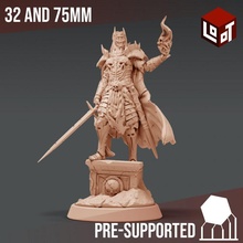 wight boss - wightpocalypse loot studios tabletop epic fantasy game hero mini rpg undead zombie miniature boardgame dungeonsanddragons zombies wargame d&d role-playing pathfinder lootstudios 3d print model - Mito3D