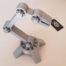 sencillo juguete robot brazo 5dof engranajes caja cambios planetario compuesto factorio insertador 3d print model - Mito3D