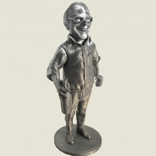detailed caricature austrian innkeeper called hubsi fan art cartoon figurine model 3d print model - Mito3D