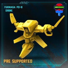 fukimasa pd-b drone tabletop space flying bee bot shadowrun cyberpunkred 3d print model - Mito3D