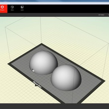 alexa esfera v2 2 peças suporte branco adapta 1 makerbot impressão cama educação 3d print model - Mito3D