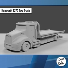Kenworth t270 remolcar camión 1 64 escala Tienda transporte camioneta volvo todoterreno muñequita remolque Scania boyal aguijón barra toros petrolero Peterbilt semi 3d print model - Mito3D
