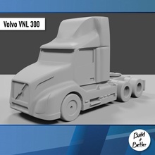 Volvo esp 300 1 64 escala poupar partes transporte caminhão furgão jipe boneca reboque Scania lowboy ferrão bullbar petroleiro peterbilt semi 3d print model - Mito3D