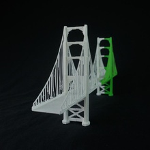 golden gate Köprüsü eğitim köprü goldengatebridge 3d print model - Mito3D