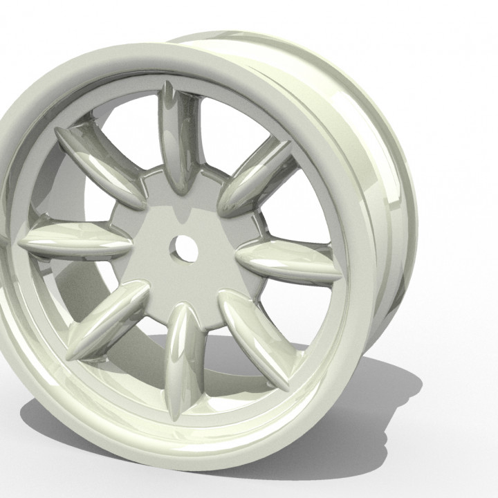 1 10th minilite wheel lotus mini rim rc car austin minilight caterham 3D print model - Mito3D