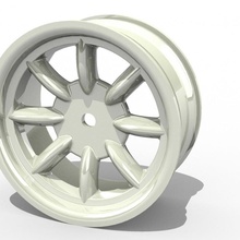 1 10th minilite wheel lotus mini rim rc car austin minilight caterham 3d print model - Mito3D