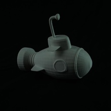 submarine toys & games water bath swim 3d print model - Mito3D