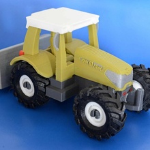 rigitrac tracteur multi color lego jouet multicolore 3d print model - Mito3D