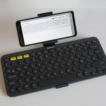 phone suporte Logitech k380 teclado 3d print model - Mito3D