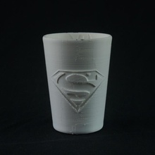 superman super shotz & garden flying power heroe 3d print model - Mito3D