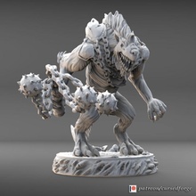 Yeenoghu demônio tampo mesa fera dragões masmorras monstro rpg d dnd Yenoghu 3d print model - Mito3D