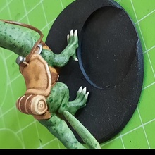 rounded bases d&d mount tabletop miniatures pla sla dungeonsanddragons minis pathfinder 3d print model - Mito3D