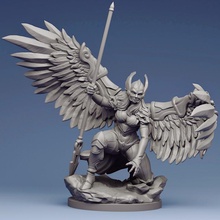 valkyries revenge tabletop creature fantasy wargaming character painting store miniature tabeltop 3d print model - Mito3D