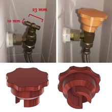 válvula banheiro toque Desativado derramar robinet toalete ajudante ninguém desvantagem mão deficiente 3d print model - Mito3D