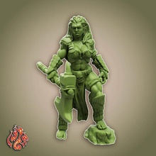 chieftain ragna dragonbane tabletop barbarian god orc rpg wargames dungeonsanddragons patreon dnd pathfinder tabletopgames foundry berseker savage crippled crippledgodfoundry crippledgod warboss 3d print model - Mito3D