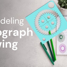 spirograph drawing 3dprinting 3dmodeling 3ddesigning spirographdrawing 3d print model - Mito3D