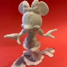 minnie mouse supports 3d print model - Mito3D