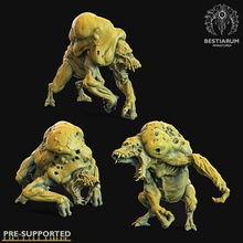 3x dretches store demon beast dark fantasy horror monster small undead enemy tabletop ape dungeon d&d dretch bestiarum 3d print model - Mito3D