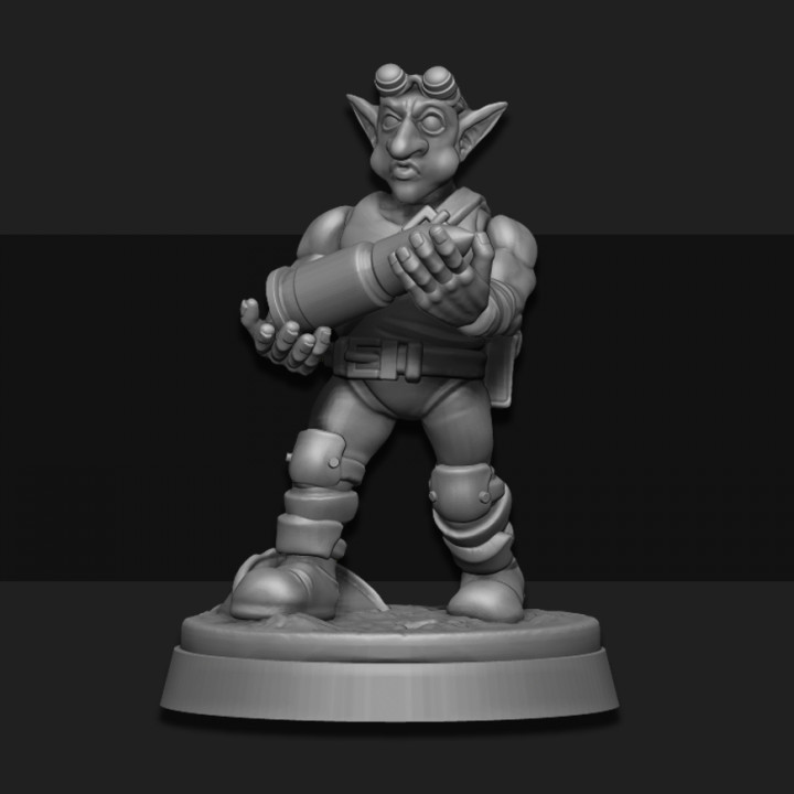 goblin junker artilharia carregador tampo mesa martelo guerra scifi jogo fundição sarks 3D print model - Mito3D