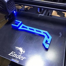 ender3 v2 filamento guía rail 3d print model - Mito3D