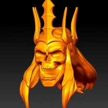 skull king head store 3d print model - Mito3D