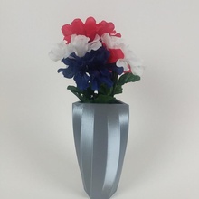 tri shaped vaso arte oro argento arredamento rame ohioteentech 3d print model - Mito3D