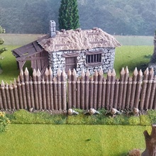 celtic gallic fort set stl file tabletop buildings miniatures modular wargames scenery 3d print model - Mito3D