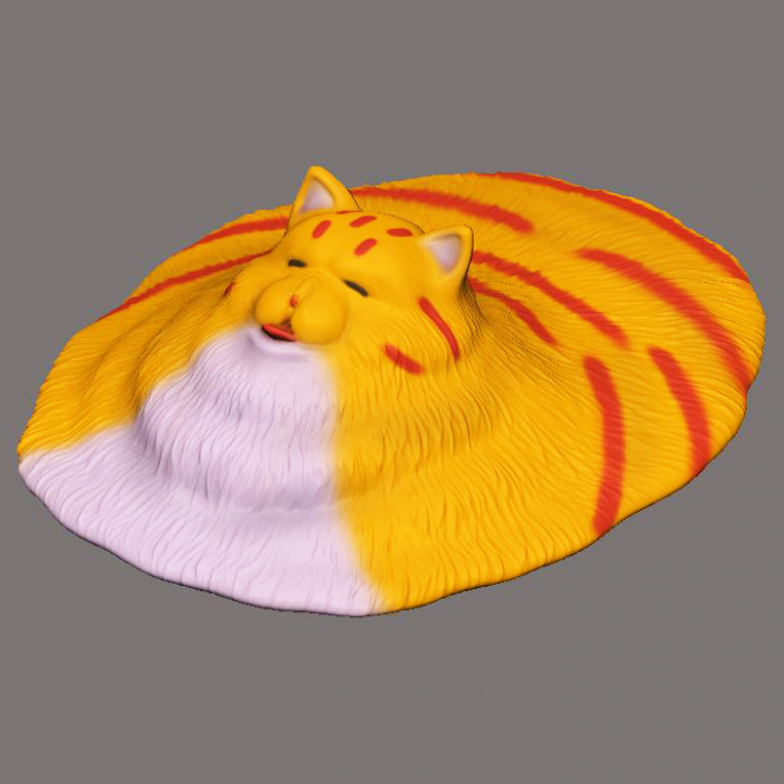 lazy cat - meme funny store accessories animal toy decor lazy-cat funny-cat 3D print model - Mito3D