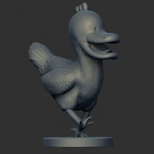 continuar pollo Tienda accesorios animal Pato divertido gracioso juguete caliente memes decoración tendencia 3d print model - Mito3D