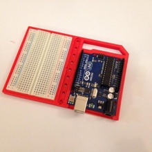 arduino breadboard titolare supporto 3d print model - Mito3D