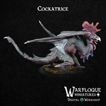 cockatrice store beast creature dragon monster warhammer dnd ageofsigmar 3d print model - Mito3D