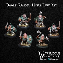 dwarf ranger multi kit store warhammer dnd pathfinder dwarves ageofsigmar dwarfs 3d print model - Mito3D