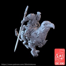 grifon biniciler mağaza Warhammer savaş oyunu dnd Ageofsigmar 3d print model - Mito3D