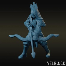 kasaba koruma eğilmek masaüstü okçu ok fantezi dövüşçü şövalye savaşçı Zindanlar ejderhalar 3d print model - Mito3D