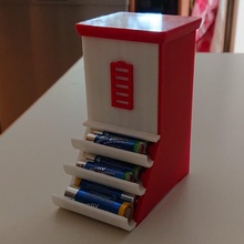 cargador pilas aa und aaa batterien 3d print model - Mito3D