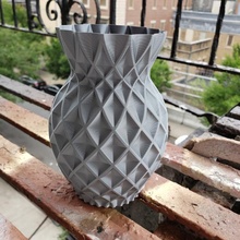 twisted pineapple vase dsk001 3d print model - Mito3D