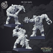 brok sparks pre-supported tabletop clash hero mythical wizard pc caster heroes dungeon d&d cast castnplay artificer 3d print model - Mito3D