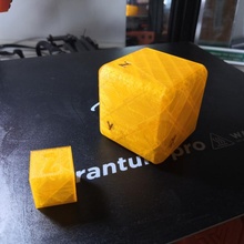 50mm più liscia calibrazione cubo passi impostare 3d print model - Mito3D