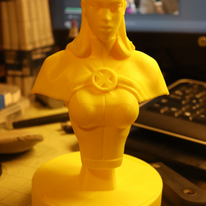 storm bust female marvel superhero fan x-men fanart 3D print model - Mito3D
