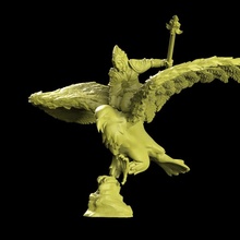 eagle ride tabletop dragons elf giant ring warhammer wood lord boardgame age wargame dungeon rider sylvan oldhammer crosslances ninth 3d print model - Mito3D