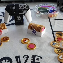 bowser lucario gettone titolari titolare supporto poker patata fritta bros distruggere 3d print model - Mito3D