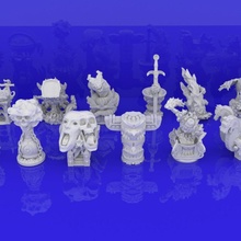 15 spells pack wargames role playing games store fantasy rpg magic wargame counter rol 9thage ageofsigmar aos ninthage dragonslakeminiaturas 3d print model - Mito3D
