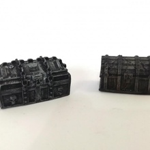 tesoro cofres mesa dragones mazmorras miniatura resina cofre dnd dandd presupuesto 3d print model - Mito3D