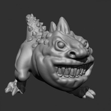 cavernous beast tabletop fantasy goblin goblins cavern 3d print model - Mito3D