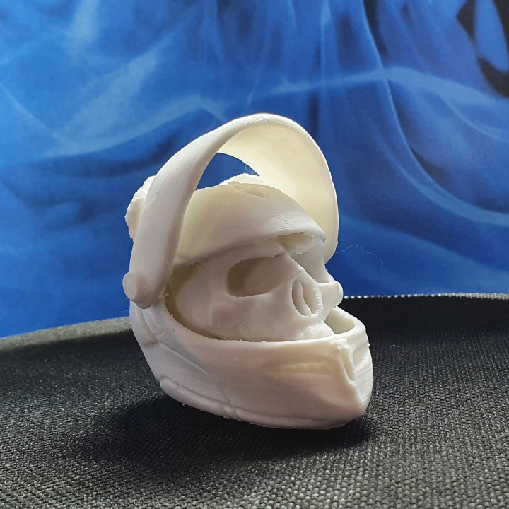 skull crash hat keyring bear ears fashion & accessories helmet biker 3D print model - Mito3D